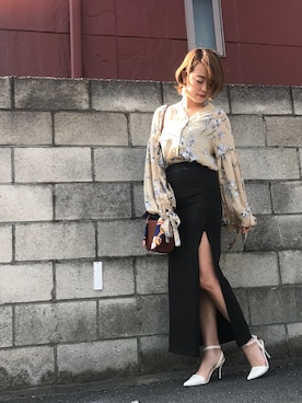 Rina Chishimaさん(レディース・157cm)の春コーディネート