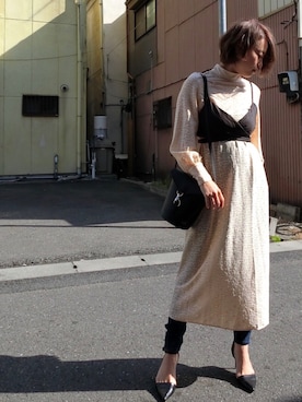 Rina Chishimaさん(レディース・157cm)の春コーディネート