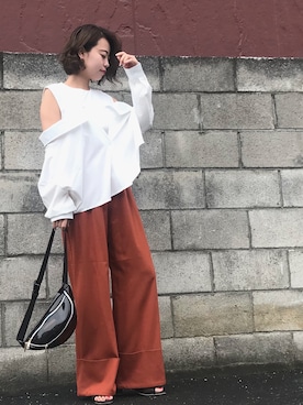 Rina Chishimaさん（レディース・157cm）の夏コーディネート