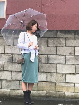 Rina Chishimaさん（レディース・157cm）の夏コーディネート