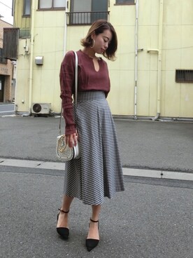 Rina Chishimaさん（レディース・157cm）の夏コーディネート