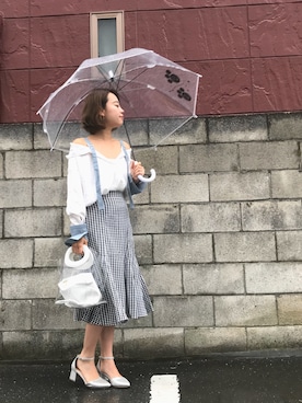 Rina Chishimaさん（レディース・157cm）の夏コーディネート