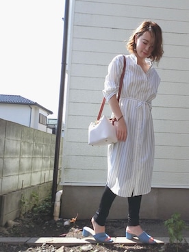 Rina Chishimaさん（レディース・157cm）の夏コーディネート