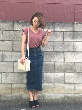 Rina Chishimaさん(レディース・157cm)の夏コーディネート