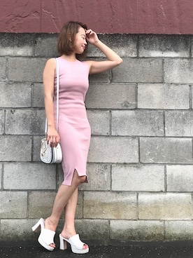 Rina Chishimaさん（レディース・157cm）の夏コーディネート