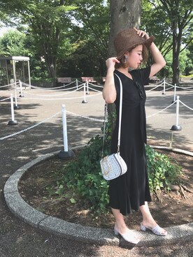 Rina Chishimaさん（レディース・157cm）の夏コーディネート