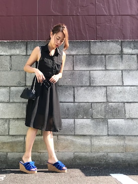 Rina Chishimaさん（レディース・157cm）の夏コーディネート