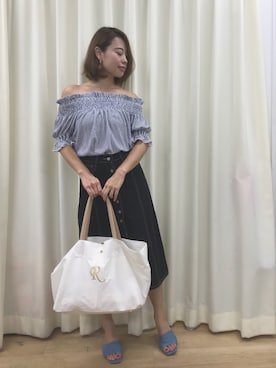 Rina Chishimaさん（レディース・157cm）の夏コーディネート