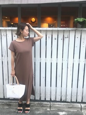 Rina Chishimaさん（レディース・157cm）の夏コーディネート