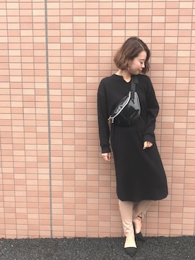 Rina Chishimaさん（レディース・157cm）の秋コーディネート