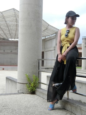 Rina Chishimaさん（レディース・157cm）の秋コーディネート