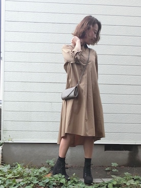 Rina Chishimaさん（レディース・157cm）の秋コーディネート