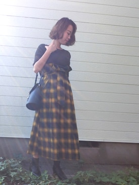 Rina Chishimaさん(レディース・157cm)の秋コーディネート