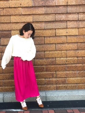 Rina Chishimaさん(レディース・157cm)の秋コーディネート