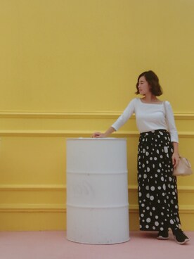 Rina Chishimaさん（レディース・157cm）の秋コーディネート