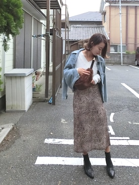 Rina Chishimaさん(レディース・157cm)の秋コーディネート