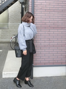Rina Chishimaさん(レディース・157cm)の秋コーディネート