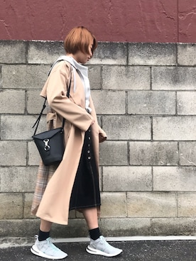 Rina Chishimaさん（レディース・157cm）の春コーディネート