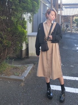 Rina Chishimaさん（レディース・157cm）の春コーディネート