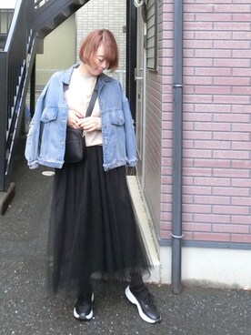 Rina Chishimaさん(レディース・157cm)の春コーディネート