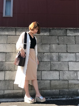 Rina Chishimaさん（レディース・157cm）の夏コーディネート