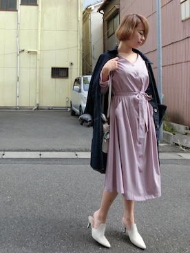 Rina Chishimaさん（レディース・157cm）の夏コーディネート