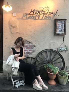 Rina Chishimaさん（レディース・157cm）の夏コーディネート