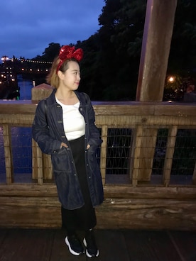 Rina Chishimaさん（レディース・157cm）の夏コーディネート