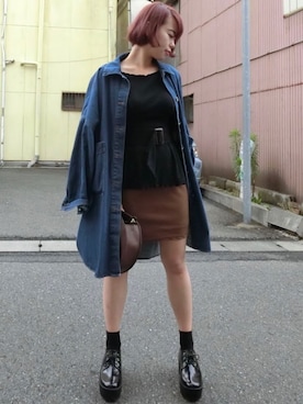 Rina Chishimaさん（レディース・157cm）の夏コーディネート