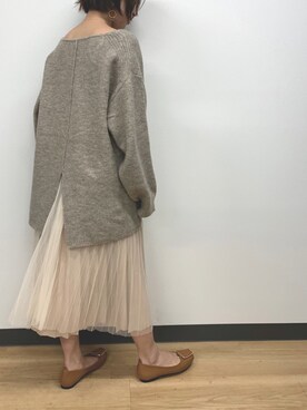 Rina Chishimaさん（レディース・157cm）の冬コーディネート