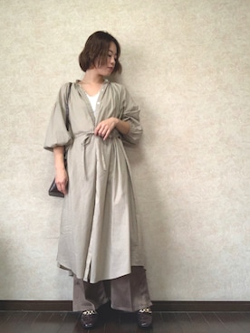 Rina Chishimaさん（レディース・157cm）の冬コーディネート