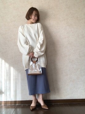 Rina Chishimaさん(レディース・157cm)の春コーディネート