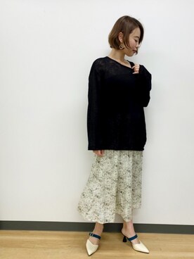 Rina Chishimaさん（レディース・157cm）の春コーディネート