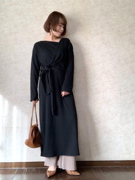 Rina Chishimaさん(レディース・157cm)の春コーディネート