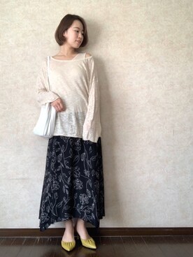 Rina Chishimaさん(レディース・157cm)の春コーディネート