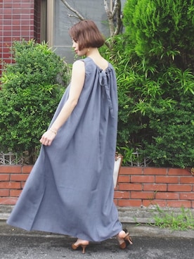 Rina Chishimaさん(レディース・157cm)の夏コーディネート