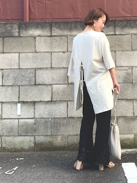 Rina Chishimaさん（レディース・157cm）の夏コーディネート