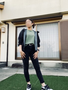 「BBQ」｜「アイテム（ジャケット/アウター）」を使った、ttt_sさん（レディース・160cm）の春コーディネート