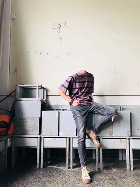 「SPALWART（スパルウォート）のアイテム」を使った、Double-sarvenさん（メンズ・173cm）の春コーディネート