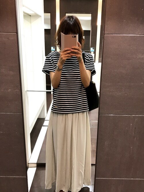 akiyo☆｜BLUE LABEL CRESTBRIDGEのTシャツ/カットソーを使ったコーディネート - WEAR