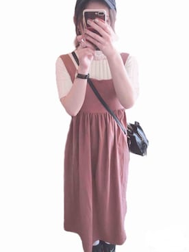 「apres jour（アプレジュール）のアイテム（その他トップス）」を使った、mnmさん（レディース・155cm）の夏コーディネート