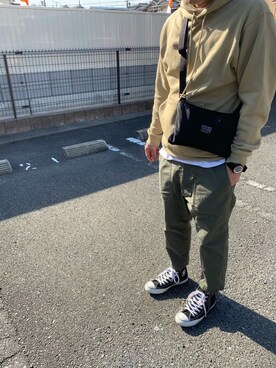 「the POOL aoyama（ザプールアオヤマ）のアイテム」を使った、ground65さん（メンズ・166cm）の冬コーディネート