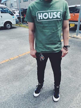 「IN THE HOUSE（インザハウス）のアイテム」を使った、ground65さん（メンズ・166cm）の秋コーディネート