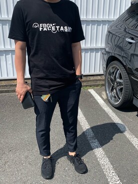 「fragment design（フラグメントデザイン）のアイテム（トップス）」を使った、ground65さん（メンズ・166cm）の春コーディネート