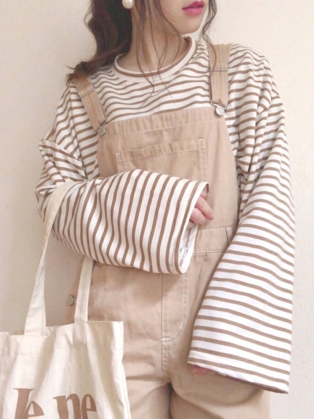 ☆FAIRY☆さんの「ボーダーボクシーフィットTシャツ（DHOLIC）」を使ったコーディネート