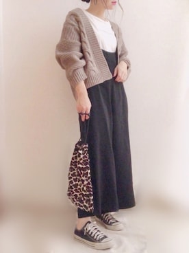 「CONVERSE（コンバース）のconverse（コンバース） ALL STAR OX（オールスターOX）（スニーカー）」を使った、☆FAIRY☆さん（レディース・155cm）の秋コーディネート