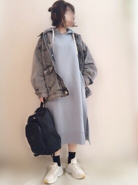 「Happy John（ハッピージョン）のアイテム（ワンピース/ドレス）」を使った、☆FAIRY☆さん（レディース・155cm）の春コーディネート