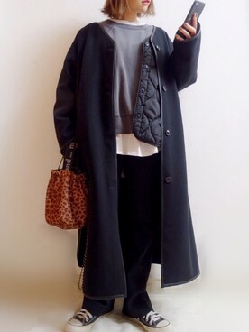 「CONVERSE（コンバース）のconverse（コンバース） ALL STAR OX（オールスターOX）（スニーカー）」を使った、☆FAIRY☆さん（レディース・155cm）の冬コーディネート