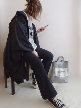 「dholic」｜「アイテム（その他アウター）」を使った、☆FAIRY☆さん（レディース・155cm）の春コーディネート