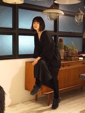 eriさん（レディース・161cm）の冬コーディネート